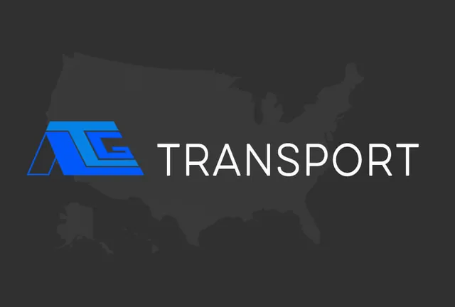 TCG Transport logo over an outline map of the United States